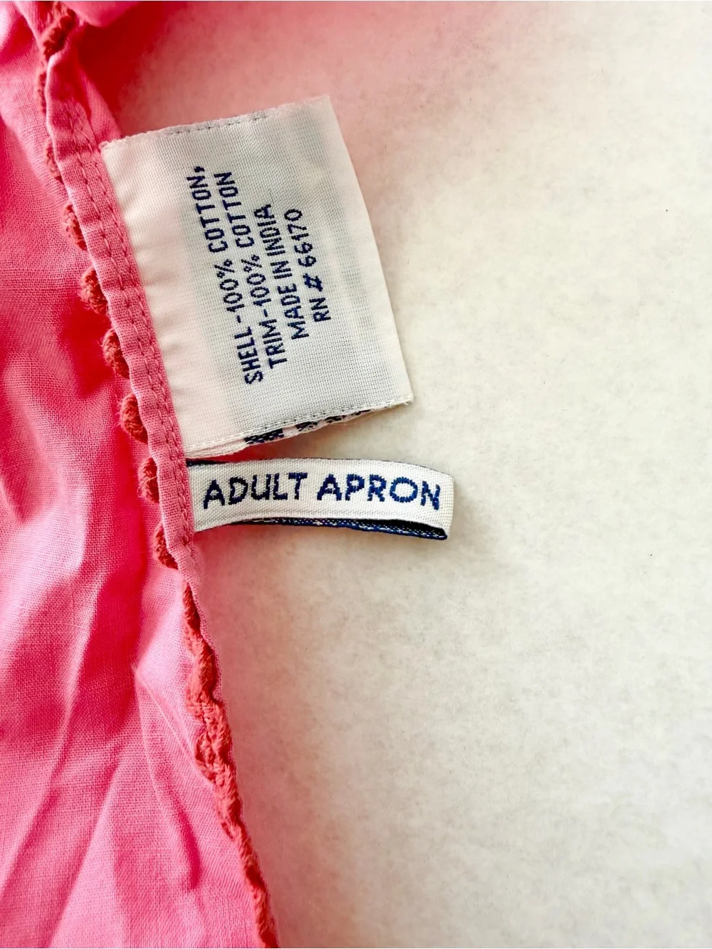 Pink Floral Apron with Pockets